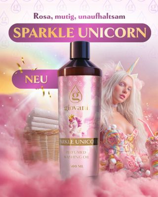 ✨ NEUHEIT – SPARKLE UNICORN ✨ Ein süßer bis zuckriger Duft, der Wäschewaschen in ein magisches Erlebnis verwandelt. Die...